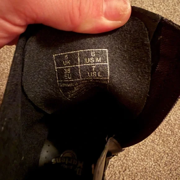 Dr. Martens Black Platform Boots - Picture 4 of 4